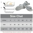 thumbnail image 3 of CAMEL Womens Sandals Lightweight Comfort Summer Casual Flat Sandals Trekking Gray, 3 of 8