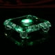thumbnail image 1 of Base de lámpara de cristal enchufable LED blanca, adornos de artesanía de cristal, portalámparas colorido, 1 of 5