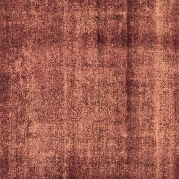 Ahgly Company Indoor Square Abstract Brown Modern Area Rugs, 3' Square