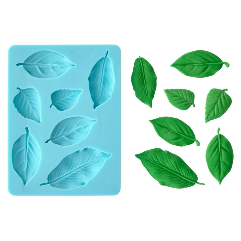 Leaf fondant outlet mold