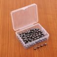 thumbnail image 2 of Tachas De Clavijas De Empuje De Caja Clara De 100/200 Piezas perfecl Punta Metálica Para Tablón De Anuncios, 2 of 8