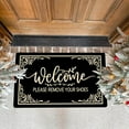 thumbnail image 4 of Doormat - "Welcome Please Remove Your Shoes" Mat - Personalized, anti - slip, prank gift, home decor, 18×30 inch, 4 of 4