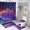 style-3, variant on 3D Abstract Lines 4PCS Shower Curtain Sets with Rugs with Non-Slip Bath Mat Toilet Rug,72" X 72"