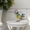 thumbnail image 4 of Colorida de gallo escultura de hierro arte estatua de Animal para estante de gabinete de Sunnimix estatua de estatuilla de gallo, 4 of 8