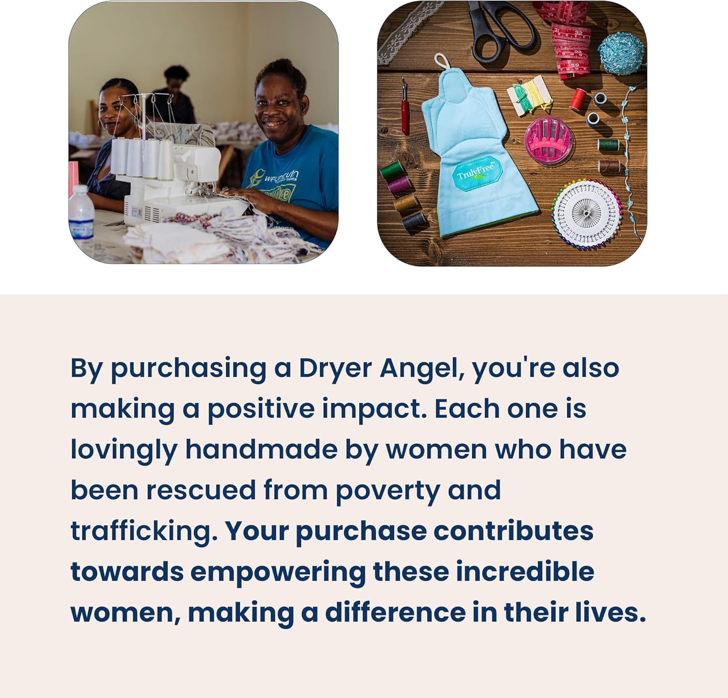 Truly Free Dryer Angel Natural Dryer Sheets Alternative Pack of 2