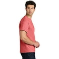 thumbnail image 3 of Gildan Short Sleeve T-Shirt for Men, Heavy Cotton Crewneck Classic Shirt, Coral Silk Tee, L, 3 of 5