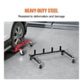 thumbnail image 2 of KFFKFF Automobile Dolly Holder, Storage Organizer with 360° Swivel Casters, Hydraulic Ratchet Lift Cart Stand, Jack Stand Storage Organizer, 4-Dolly Storage Ability, Suitable for Majority of Dollies, 2 of 9