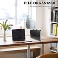 thumbnail image 5 of Carpeta de archivos expandible, bolsa de almacenamiento de archivos, carpeta de archivos tipo acordeón, organizador de archivos portátil, contenedor de archivos, 5 of 5