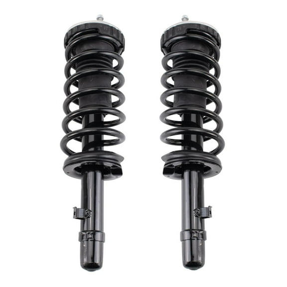 TRQ Front Strut & Coil Spring Assembly Set Driver & Passenger Sides Fits Select 17 Genesis G80 15-16 Hyundai