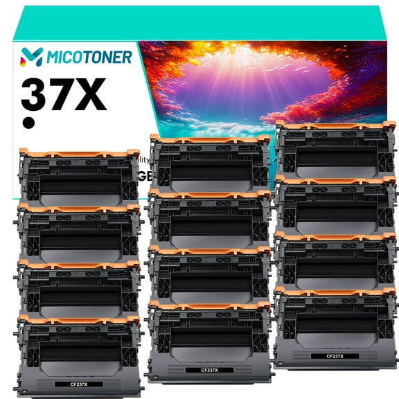 CF237X Compatible 37X Black Toner Cartridge for HP CF237A 37A 37X CF237X Work with Enterprise M607dn M608dn M608x M609x MFP M631 M632 M633 Printer Ink