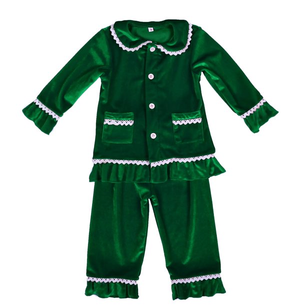 Pijamas de Navidad para adultos, trajes de invierno para mujeres y hombres, ropa de dormir de terciopelo rojo y verde, ropa de dormir de lujo, ropa de casa con botones, 2023