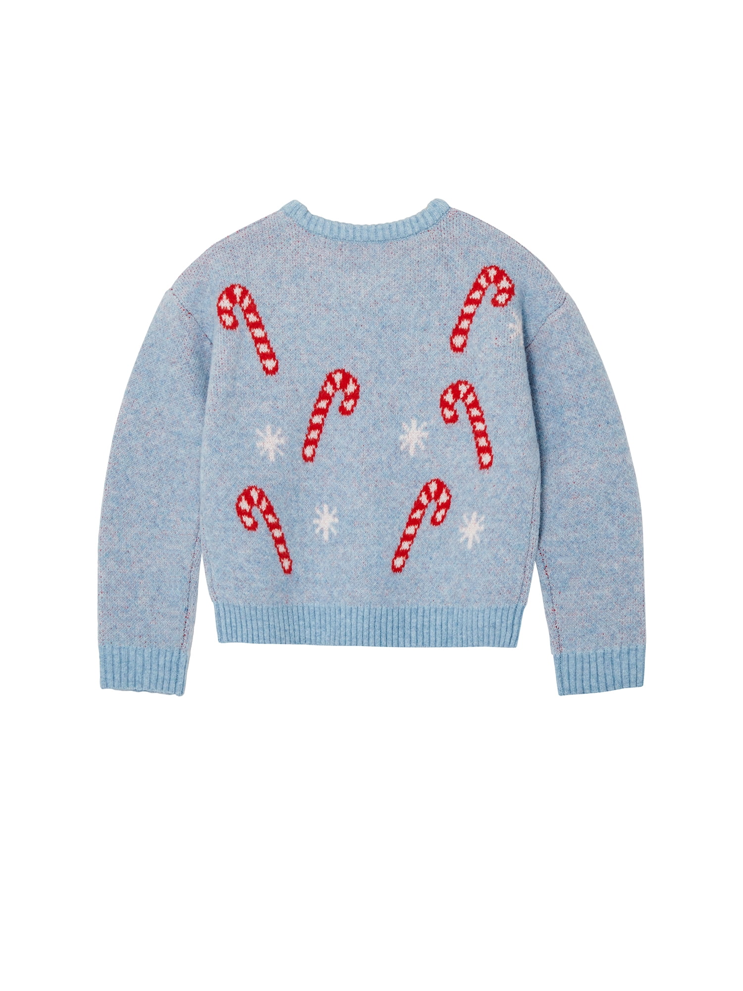 Planet Gold Girls Bow Print Ombre Sweater, Sizes 12M-18