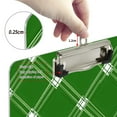 thumbnail image 4 of ALAZA Plastic Clipboard A4 Letter Size Decorative Clipboards for Students Women Men 9" x 12.5" Checkered Grid Pattern, 4 of 6