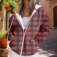 thumbnail image 2 of Bovemsi Sweatshirt for Women Women's Fashion Spring Autumn Casual Long Sleeve Sweatshirts Zip Up Hoodie, 2 of 7