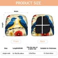 thumbnail image 3 of Pioneer Flower and Bird Seat Covers for Dining Room Chairs Set Of 4,Stretch Printed Washable Chair Seat Cover with Elastic Ties and Button,Removable Waterproof Couch Cushion Covers, 3 of 6