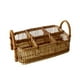 thumbnail image 3 of Cesta para utensilios Organizador de cubiertos Cesta de almacenamiento Cesta tejida para cubiertos Organizador de utensilios de cocina para mesa de encimera de escritorio 6 cuadrícula, 3 of 8