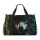 thumbnail image 1 of Fotbe Realistic Style Colorful Wolf A Bolsa de Viaje con Estampado, Bolsa de Fin de Semana para Mujer con Compartimento para Zapatos, Bolsa de Gimnasio con Bolsillo Húmedo, 1 of 7