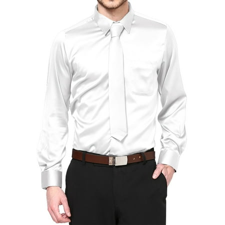 Daniel Ellissa - Boys Satin Long Sleeve Dress Shirt - Walmart.com