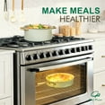 thumbnail image 6 of Chef Power 7 Pcs Ceramic Cookware Sets, Non-Stick Pots and Pans Set with Stainless Steel Handles, Dishwasher and Oven Safe, Sage Green with Light Gold Handles, 6 of 7