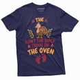thumbnail image 4 of Thanksgiving Pregnancy Announcement T-Shirt New Baby Expecting Mom Tee Shirt Unisex Womens Tee (Large Grey), 4 of 6