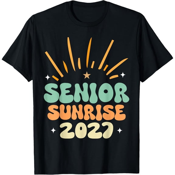 Senior Sunrise 2027 Class Of 2027 Graduation High School T-Shirt Unisex S-5XL Hot Trending Shirt Birthday Gift