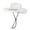 White, variant on Fgnfyis Summer Holiday Panama Style Outdoor Sun Hat with Shapeable Brim for Sun White One Size