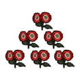 thumbnail image 2 of 6Pcs Rose Embroidery Badge Clothes Fabric Patch Applique Decor Diy, 2 of 3