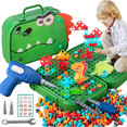 thumbnail image 2 of Caja De Herramientas De Juguete Para Niños 225pcs Educativos VERDE CLARO, 2 of 5