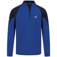 thumbnail image 2 of Men's Levelwear Royal Toronto Blue Jays Cadet Insignia 2.0 Raglan Quarter-Zip Jacket, 2 of 3
