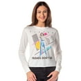 thumbnail image 5 of Stranger Things Womens' Eleven Friends Don't Lie Long Sleeve Crop Top T-Shirt, 5 of 6
