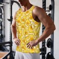 thumbnail image 5 of Pofeuu Cool Duck With Yellow Strip Print Men's Workout Tank Tops Sleeveless Muscle Gym Shirt Quick Dry-3X-Large, 5 of 7