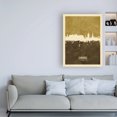 thumbnail image 3 of Trademark Fine Art 'Edinburgh Scotland Skyline Brown' Canvas Art by Michael Tompsett, 3 of 3