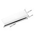 thumbnail image 2 of Clear Closet Dividers L Shape for Storage Rack Transparent Pvc Material for Magnetic Stability 4Pcs, 2 of 4