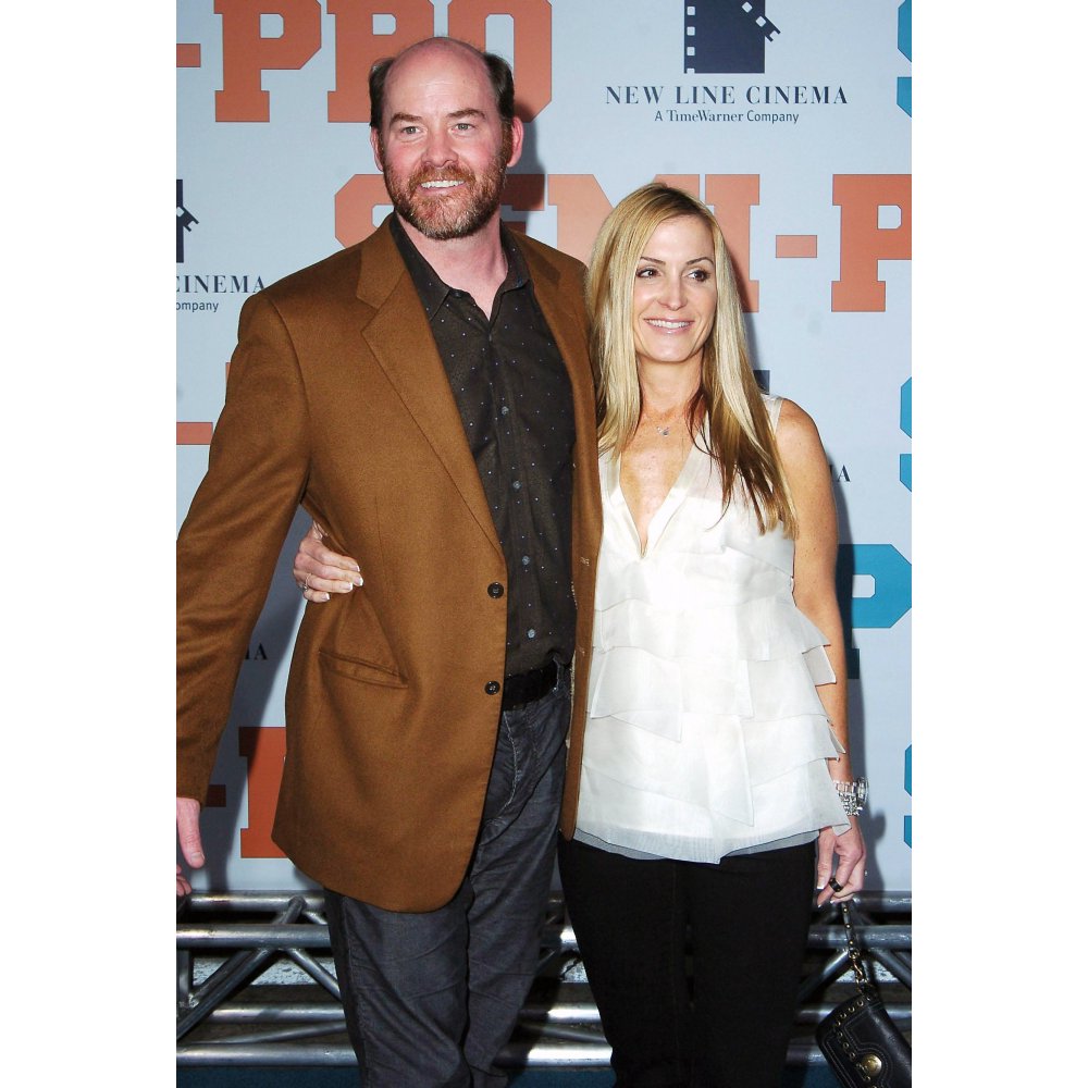 David Koechner Leigh Koechner At Arrivals For SemiPro Premiere