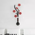 thumbnail image 6 of Farcauo Home Wall Decor 3d Flower Art Wall Decor Wall Stickers & Murals 3d Wall Sticker Wall Decor for Living Room Hallway Wall Decal Red Wall Decor Mirror for Wall Wall Design 3d Art Wall Decor, 6 of 7