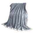 thumbnail image 2 of Weighted Blankets,Bubble Fleece Blanket Casual Winter Sofa Cover Blanket Single Layer Double Fleece Flannel Conditioning Blanket, 2 of 8