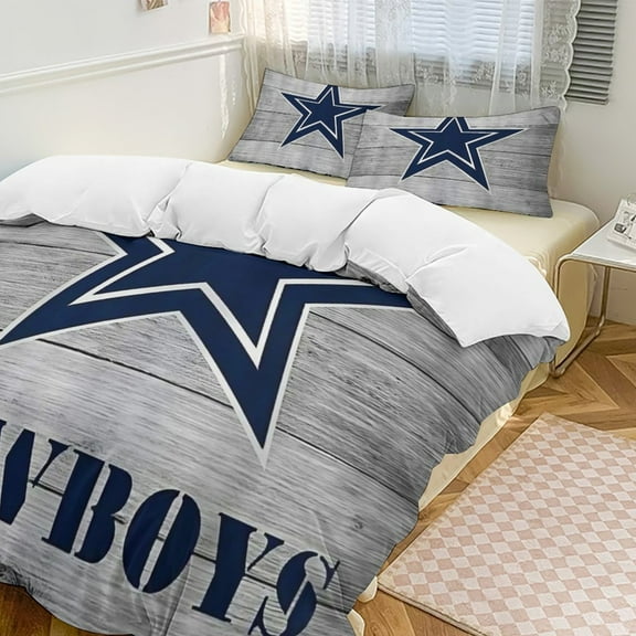 Football Cowboys Bedding Set Couple Bedclothes Pillowcase Customized Home Textiles Bed Set for Bedroom Decoration