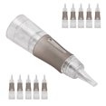 thumbnail image 3 of 10 Uds. Agujas desechables para tatuaje de cejas, agujas de cartucho de maquillaje semipermanente para Microblading (3F & #8209;0.3), 3 of 14