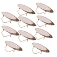 thumbnail image 1 of 10pcs 10pcs 3 Pulgadas Unfinished Rebanadas Círculos Oval Con De árbol De Registro Para El Bricolaje Artesanía De Navidad Rús Soledad Rodajas de madera en blanco natural, 1 of 9