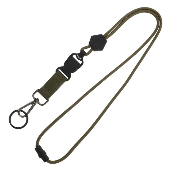 ETHZZLE 1Pack Heavy Polyester Badge Lanyard for Men Women Teachers Adjustable Fit 22.4In Long