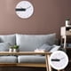 thumbnail image 5 of Reloj de pared circular, sin tictac, sin marco, por batería, digital silencioso, moderno reloj de de para decoración de negro BLESIY reloj de pared silencioso, 5 of 7