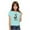 Blue, variant on FAHXNVB Girls Crewneck T-Shirts Short Sleeve Summer Cute Goat Print Basic Breathable Cotton Shirts Fashion Althletic Comfortable Tees Tops 3-10 Years