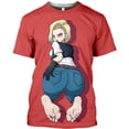 thumbnail image 3 of Camiseta Dragon Ball Android 18 , Goku-Anime Super Clásica, 3 of 4