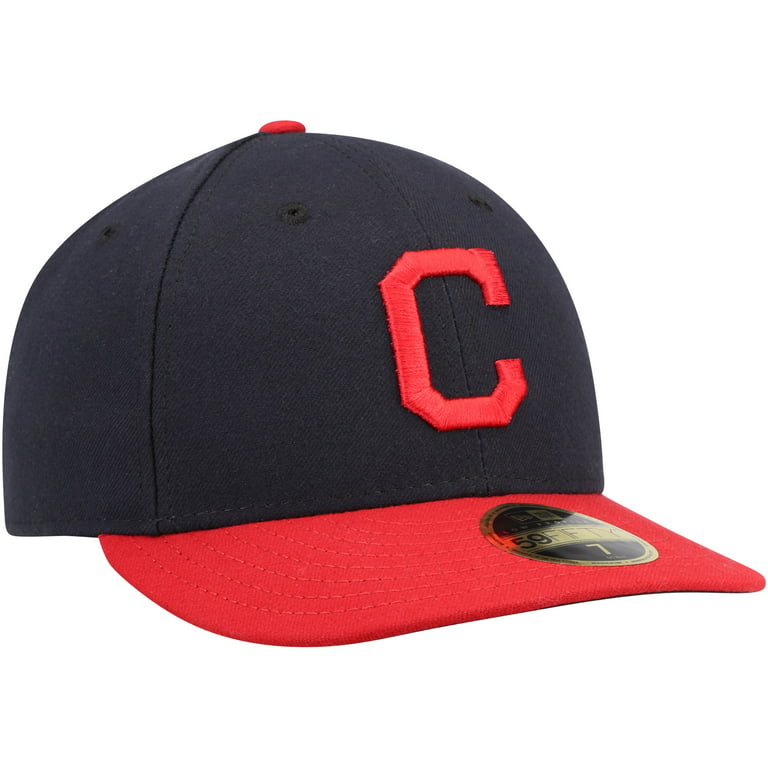 Men's New Era Navy Cleveland Indians Authentic Collection Home On-Field  59FIFTY Fitted Hat 