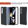 thumbnail image 2 of Aramid Fiber Case for Samsung Galaxy Z Fold 4 Case Aramid Fiber Thin Fit Slim Minimalist 6 FT Military Grade Drop Protection Case with Wireless Charging, Black, 2 of 7