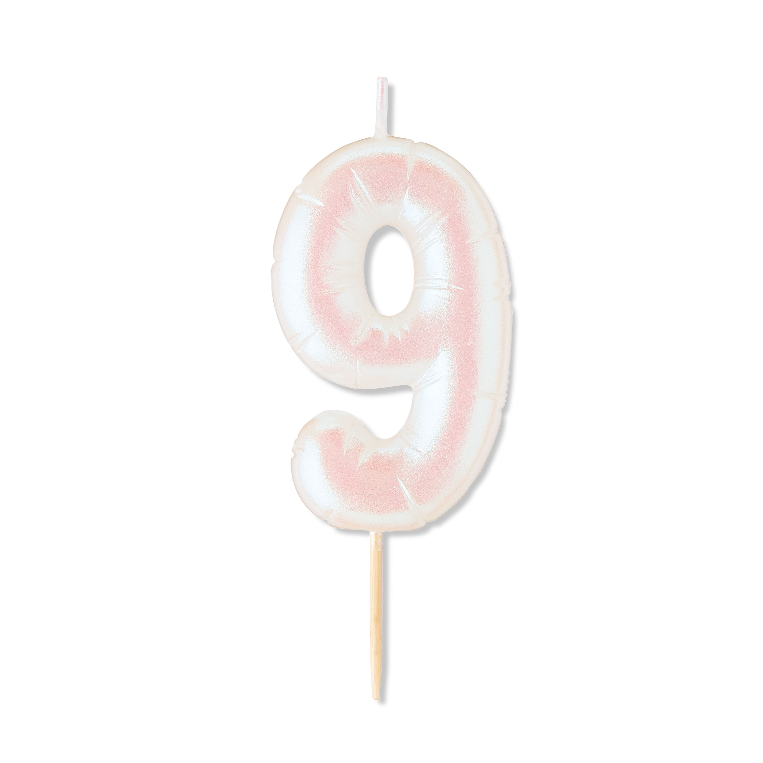 Iridescent Number 9 Birthday Candle, by Way To Celebrate