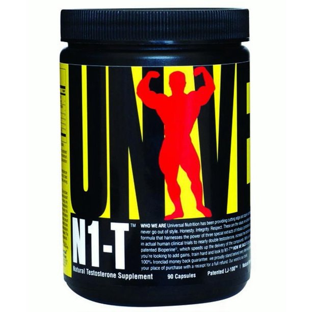 Universal Nutrition N1T, Natural Testosterone Supplement, Capsules, 90