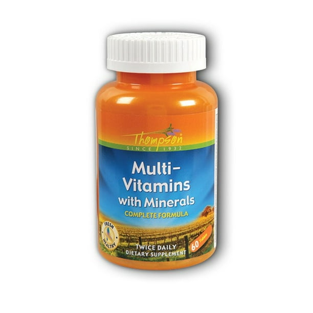 Multi Vitamins with Minerals Thompson 60 Tabs
