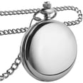 thumbnail image 3 of Reloj de Bolsillo Realpoo PK120115 Cuarzo Plateado con Cadena, 3 of 8