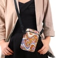 thumbnail image 4 of HELLHERO Crossbody Sling Bags for Adults Outdoor Daily Use Deep Red Roses Underarm Shoulder Bag Double Layer, 4 of 7